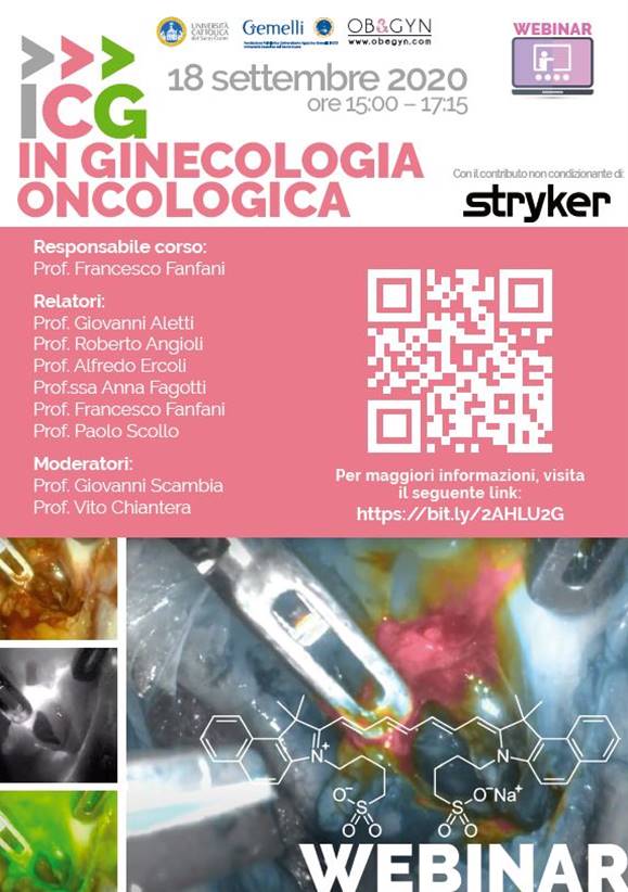 Programma WEBINAR LIVE: ICG in Ginecologia Oncologica